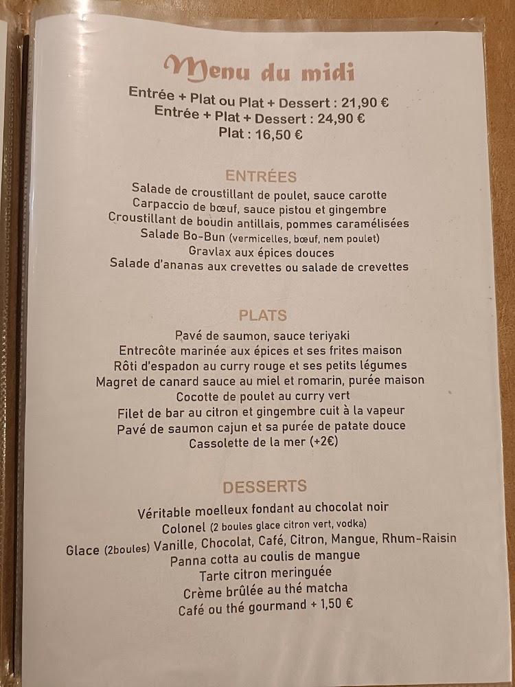 La Route des Épices - Menu Image 1